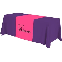 Serged 6-foot Closed-Back Table Throw and Runner Kit