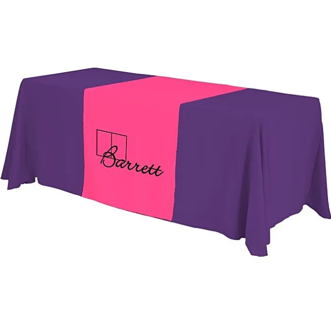 Serged 6-foot Closed-Back Table Throw and Runner Kit