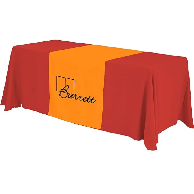 Serged 6-foot Closed-Back Table Throw and Runner Kit