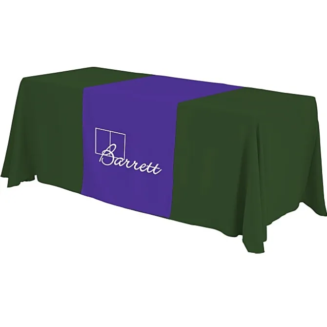 Serged 6-foot Closed-Back Table Throw and Runner Kit