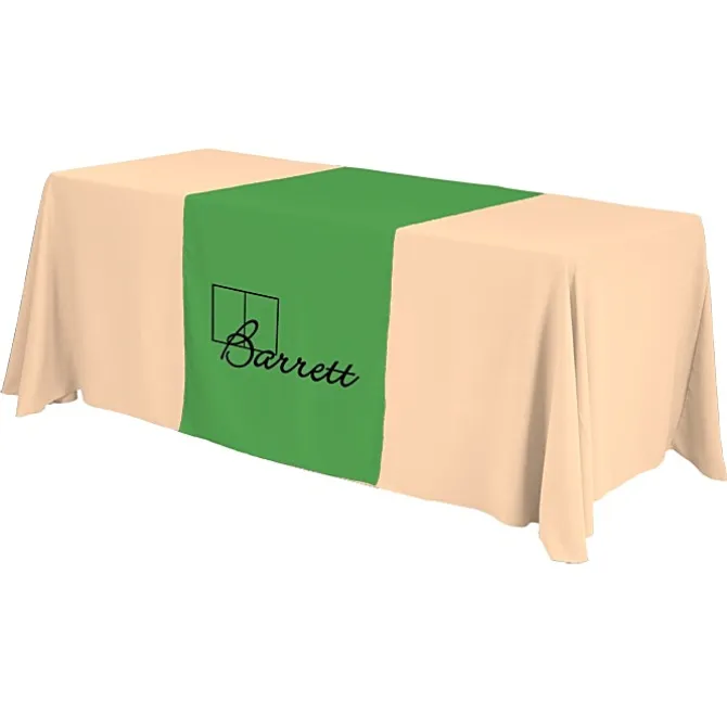 Serged 6-foot Closed-Back Table Throw and Runner Kit