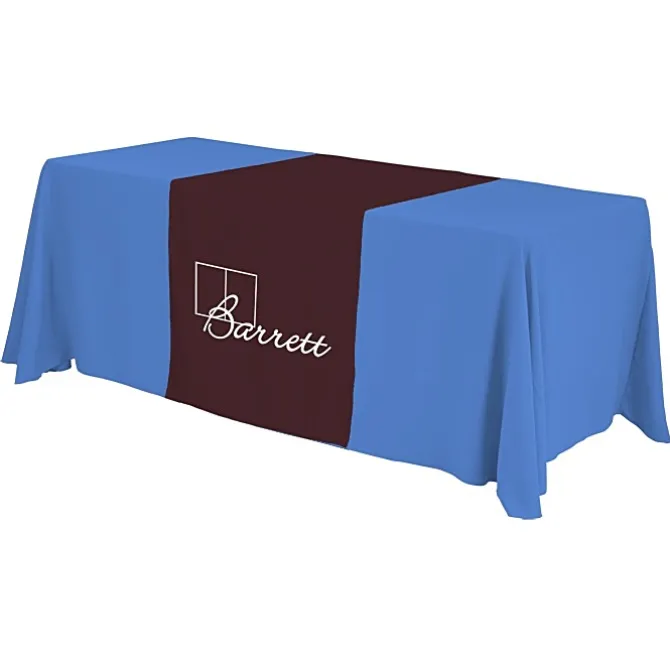 Serged 6-foot Closed-Back Table Throw and Runner Kit