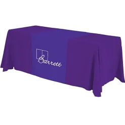 Serged 6-foot Closed-Back Table Throw and Runner Kit