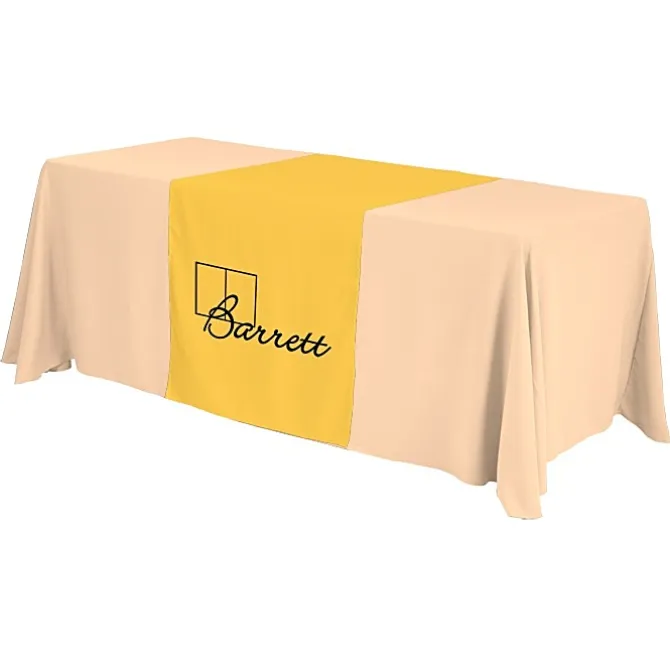 Serged 6-foot Closed-Back Table Throw and Runner Kit