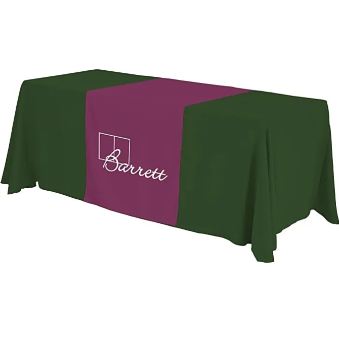 Serged 6-foot Closed-Back Table Throw and Runner Kit