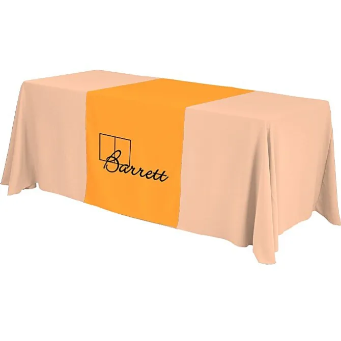 Serged 6-foot Closed-Back Table Throw and Runner Kit