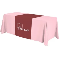 Serged 6-foot Closed-Back Table Throw and Runner Kit