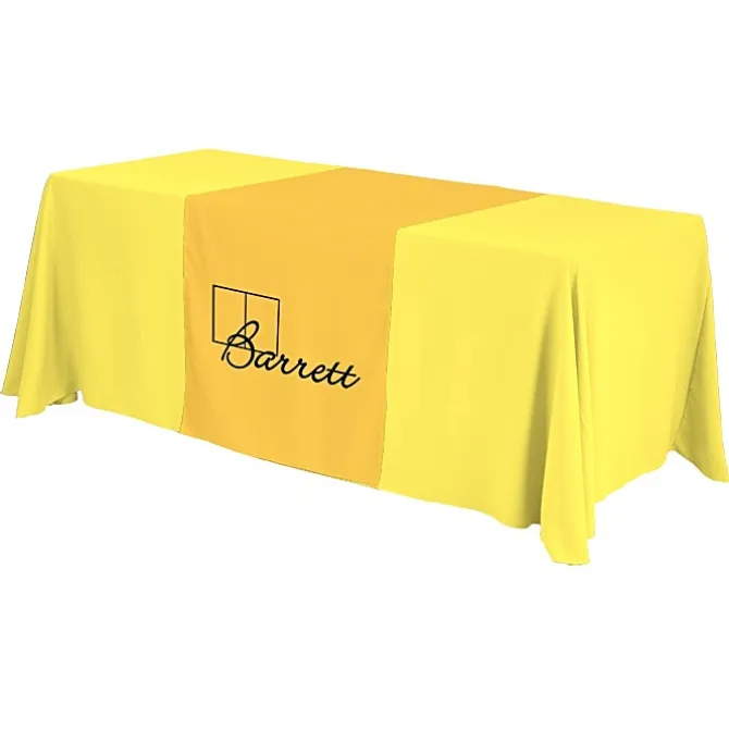 Serged 6-foot Closed-Back Table Throw and Runner Kit