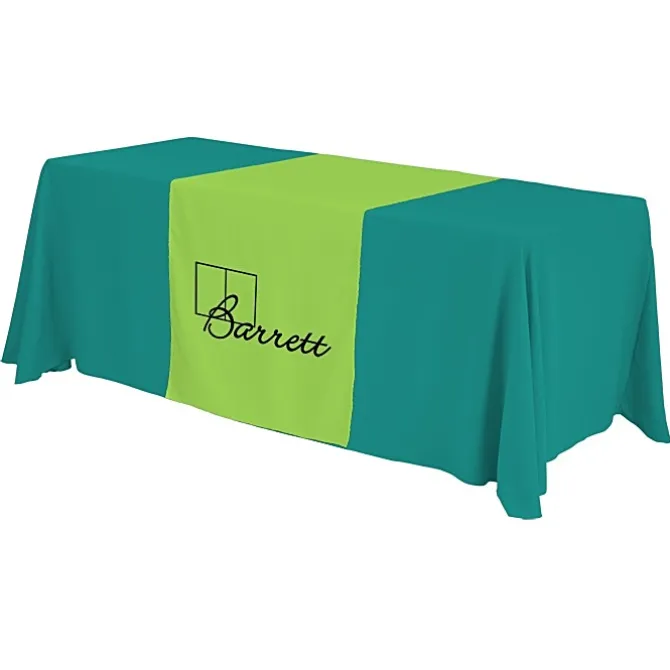 Serged 6-foot Closed-Back Table Throw and Runner Kit
