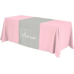Serged 6-foot Closed-Back Table Throw and Runner Kit