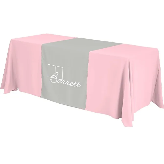 Serged 6-foot Closed-Back Table Throw and Runner Kit