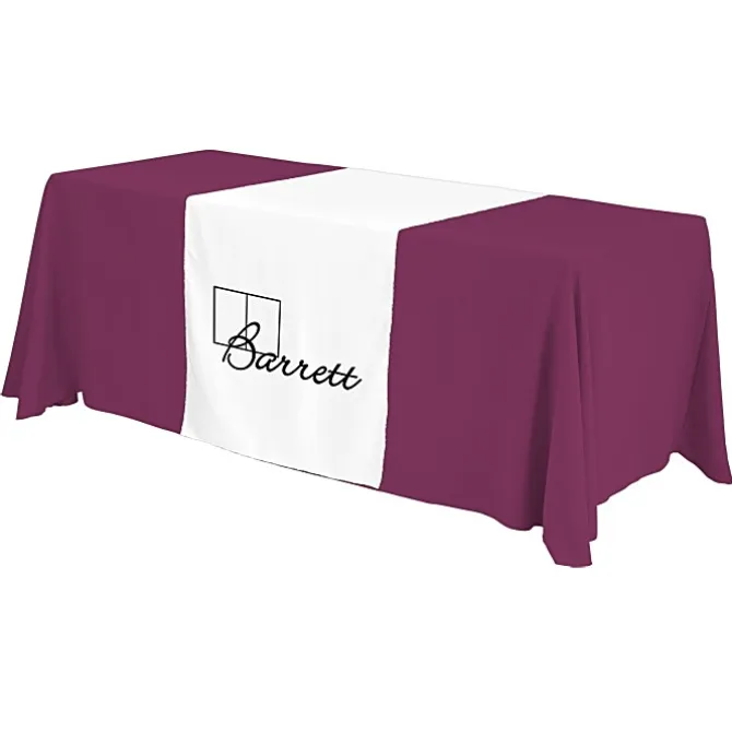 Serged 6-foot Closed-Back Table Throw and Runner Kit
