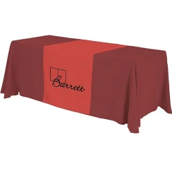 Serged 6-foot Closed-Back Table Throw and Runner Kit