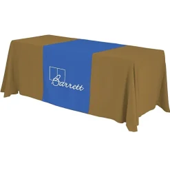 Serged 6-foot Closed-Back Table Throw and Runner Kit