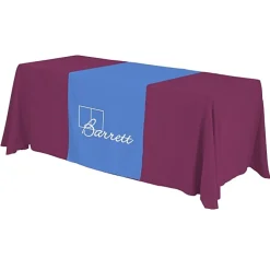 Serged 6-foot Closed-Back Table Throw and Runner Kit