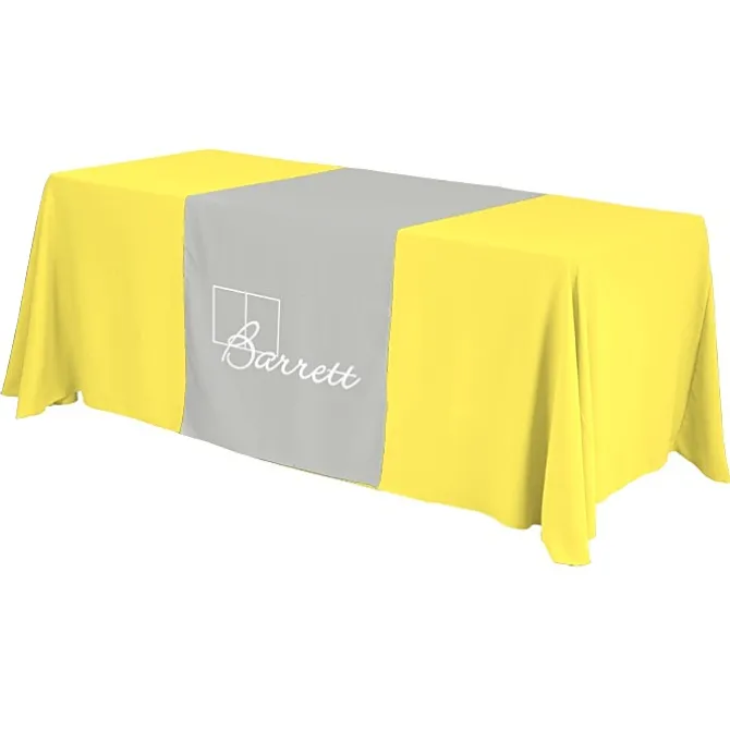 Serged 6-foot Closed-Back Table Throw and Runner Kit