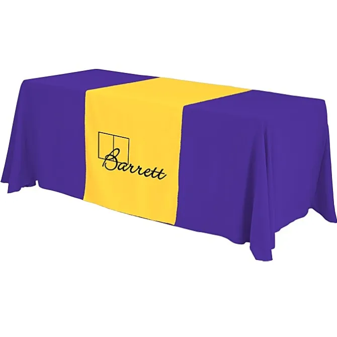 Serged 6-foot Closed-Back Table Throw and Runner Kit