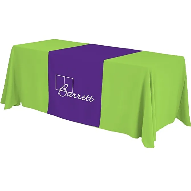 Serged 6-foot Closed-Back Table Throw and Runner Kit