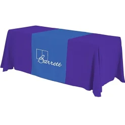 Serged 6-foot Closed-Back Table Throw and Runner Kit