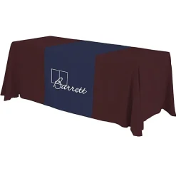 Serged 6-foot Closed-Back Table Throw and Runner Kit