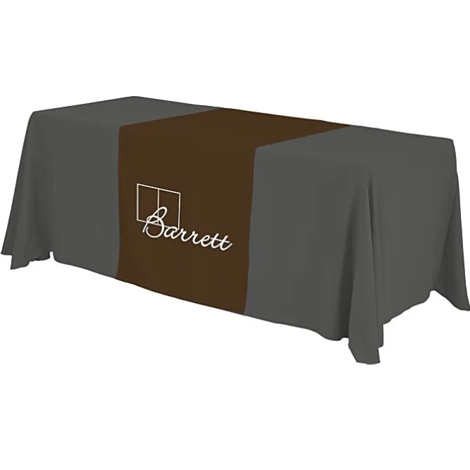 Serged 6-foot Closed-Back Table Throw and Runner Kit