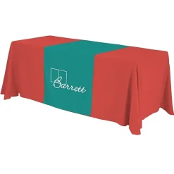 Serged 6-foot Closed-Back Table Throw and Runner Kit