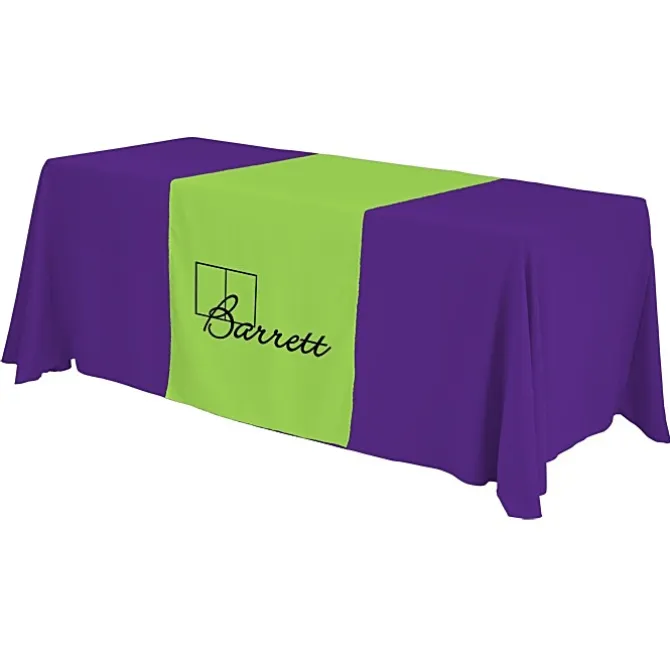 Serged 6-foot Closed-Back Table Throw and Runner Kit