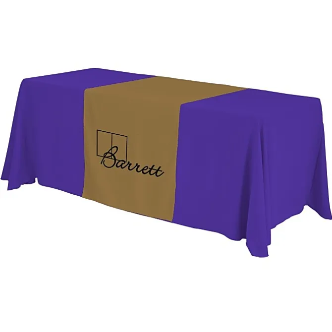Serged 6-foot Closed-Back Table Throw and Runner Kit