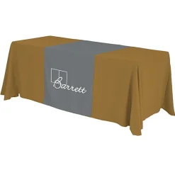 Serged 6-foot Closed-Back Table Throw and Runner Kit