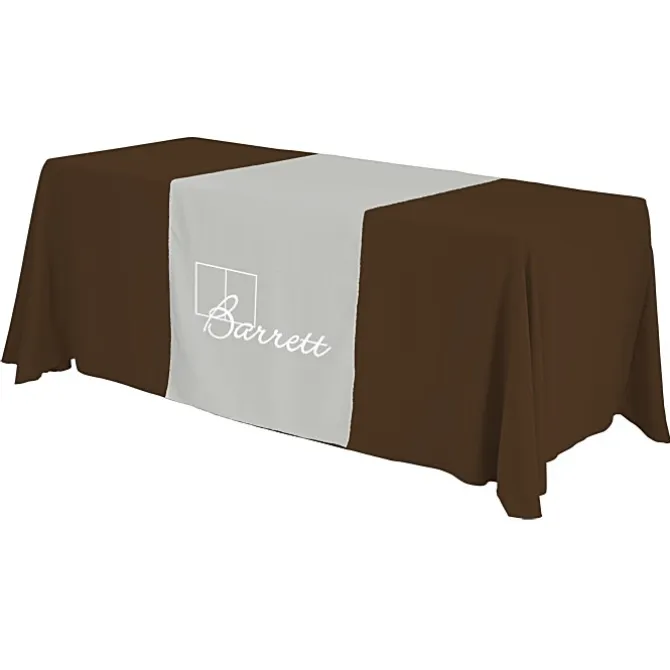 Serged 6-foot Closed-Back Table Throw and Runner Kit