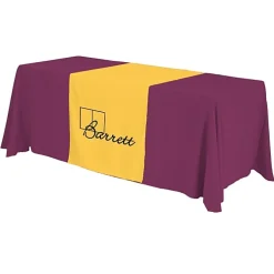 Serged 6-foot Closed-Back Table Throw and Runner Kit