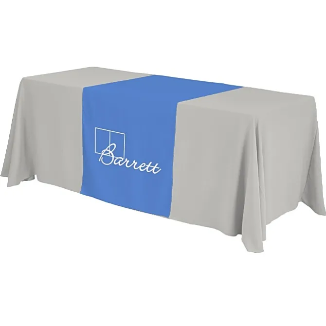 Serged 6-foot Closed-Back Table Throw and Runner Kit