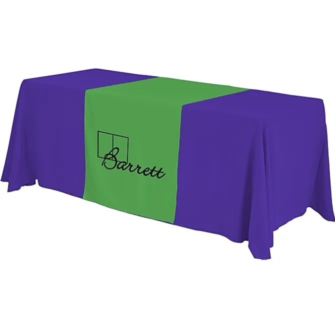 Serged 6-foot Closed-Back Table Throw and Runner Kit