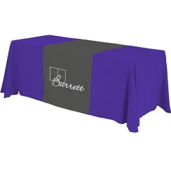 Serged 6-foot Closed-Back Table Throw and Runner Kit