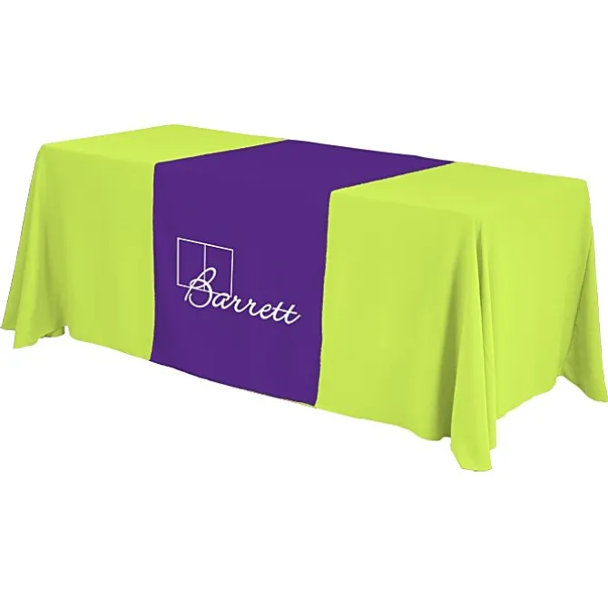 Serged 6-foot Closed-Back Table Throw and Runner Kit