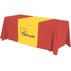 Serged 6-foot Closed-Back Table Throw and Runner Kit