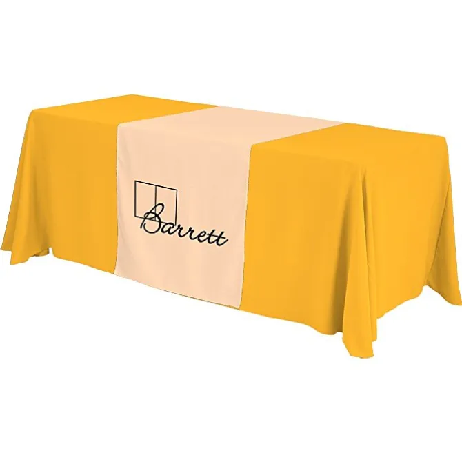 Serged 6-foot Closed-Back Table Throw and Runner Kit