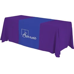 Serged 6-foot Closed-Back Table Throw and Runner Kit