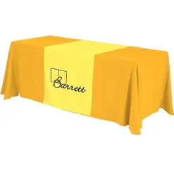 Serged 6-foot Closed-Back Table Throw and Runner Kit