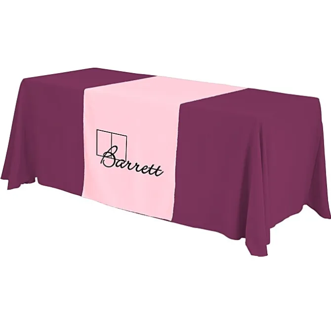 Serged 6-foot Closed-Back Table Throw and Runner Kit