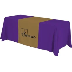 Serged 6-foot Closed-Back Table Throw and Runner Kit