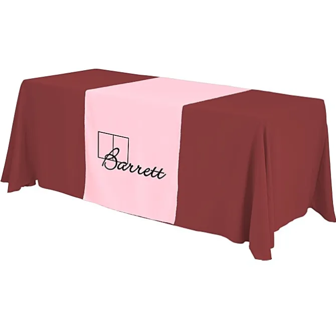 Serged 6-foot Closed-Back Table Throw and Runner Kit