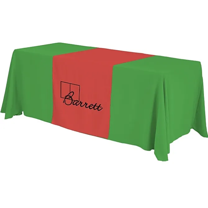 Serged 6-foot Closed-Back Table Throw and Runner Kit