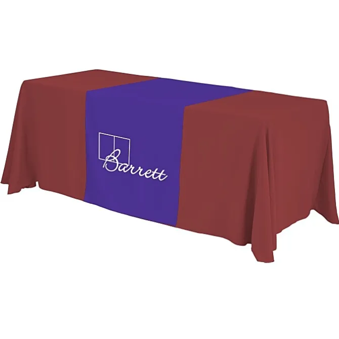 Serged 6-foot Closed-Back Table Throw and Runner Kit