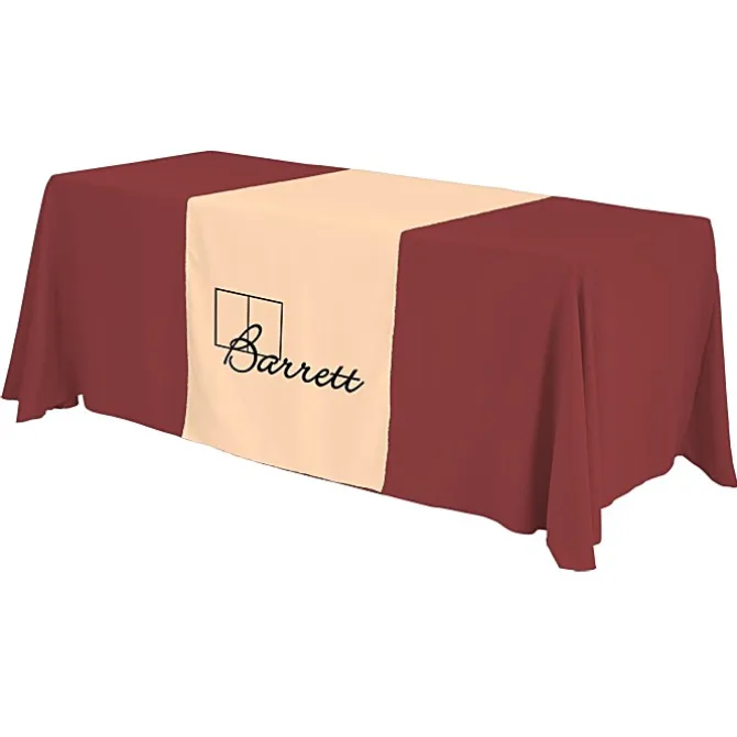 Serged 6-foot Closed-Back Table Throw and Runner Kit