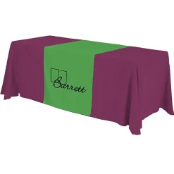 Serged 6-foot Closed-Back Table Throw and Runner Kit