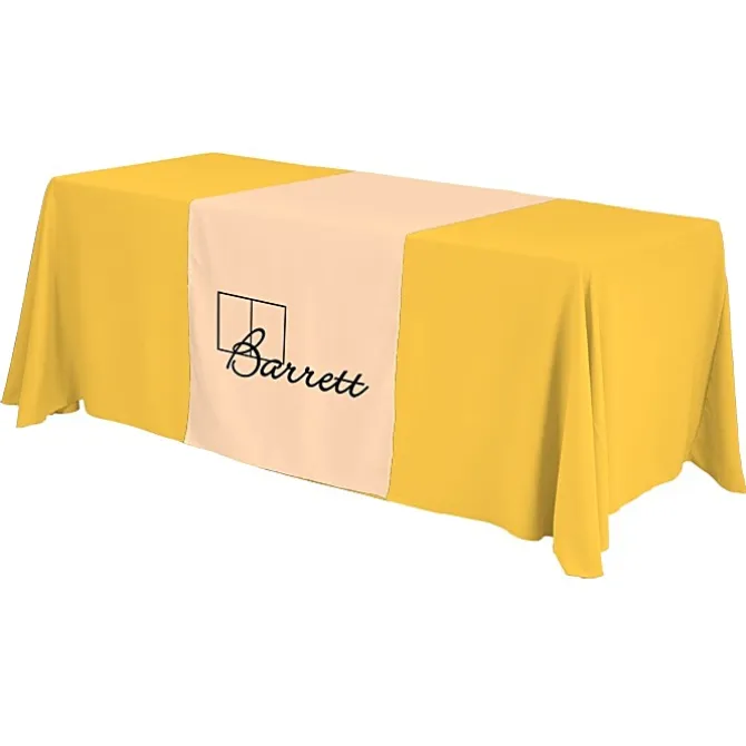 Serged 6-foot Closed-Back Table Throw and Runner Kit