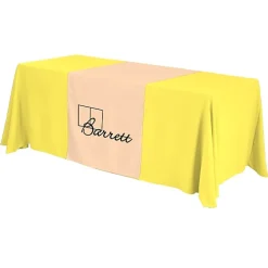 Serged 6-foot Closed-Back Table Throw and Runner Kit