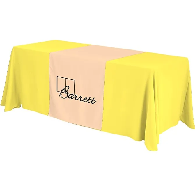 Serged 6-foot Closed-Back Table Throw and Runner Kit