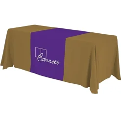 Serged 6-foot Closed-Back Table Throw and Runner Kit